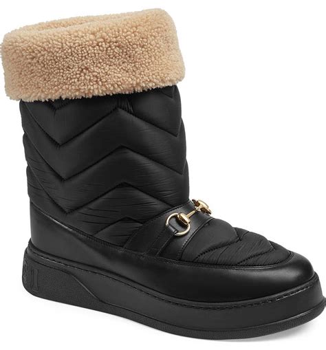 gucci mens snow boots|gucci boots with rhinestones.